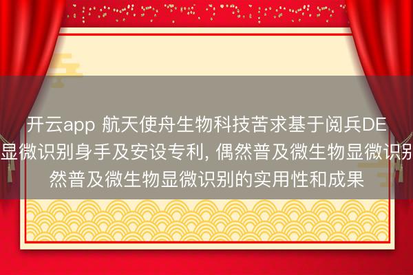 开云app 航天使舟生物科技苦求基于阅兵DETR模子的微生物显微识别身手及安设专利, 偶然普及微生物显微识别的实用性和成果